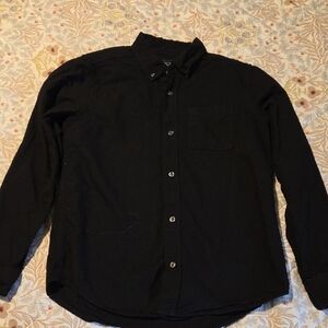 The Children's Place Black Button Down Shirt- XL